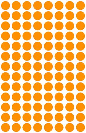 Etikett, 8 mm, kör, AVERY ZWECKFORM, neon narancs, 416 etikett/csomag